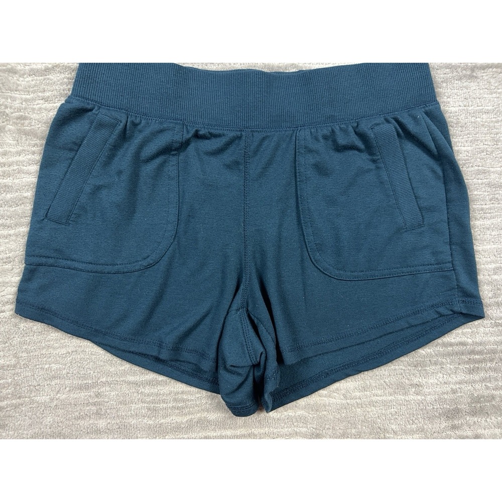Athletic Works Shorts Womens Small Blue Pull On Elastic‎ Waist - Picture 3 of 12